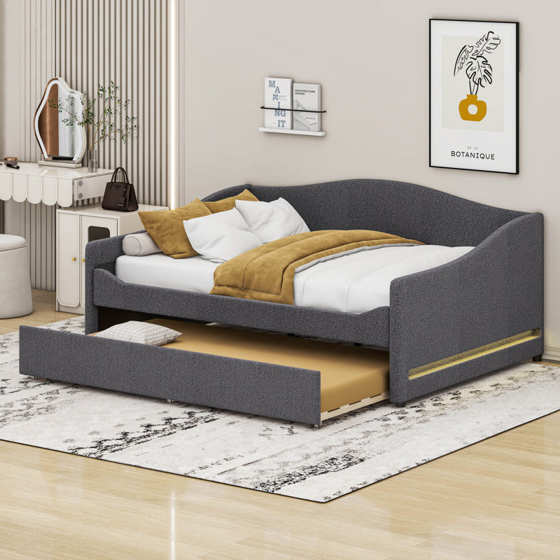Lit de jour Teddy, gris