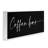 " Coffee Bar Classy Script Text Black Background Sign " by Lux + Me Designs-73832999-73833002