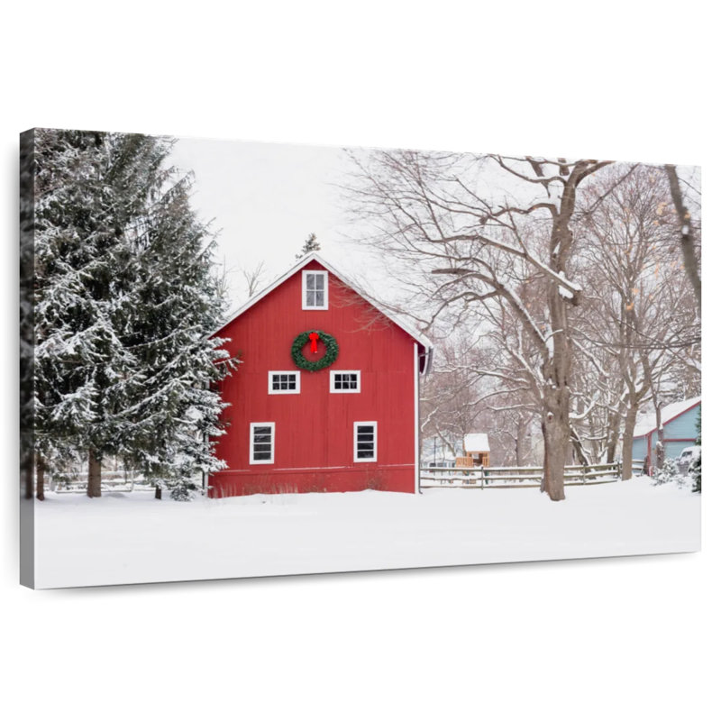 Lilie Winter Farmhouse, H 20 po x l 30 po