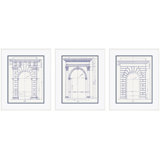 White Arch Figure 6, 4 & 5 Giclee Print by David Phoenix