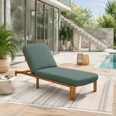 Chaise longue d'extérieur ajustable