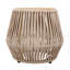 Table d'appoint en bois d'acacia avec base en corde-7701169