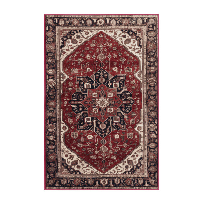 Tapis brun lavable à la machine, Rectangulaire 8 pi x 12 pi