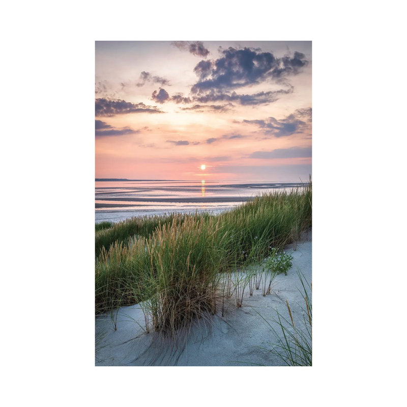 Beautiful Beautiful Sunlight At The Dune Beach - Giclée sur toile tendue avec châssis