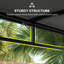 7 pi L 5 pi. D Pavillon de jardin en acier-97828831