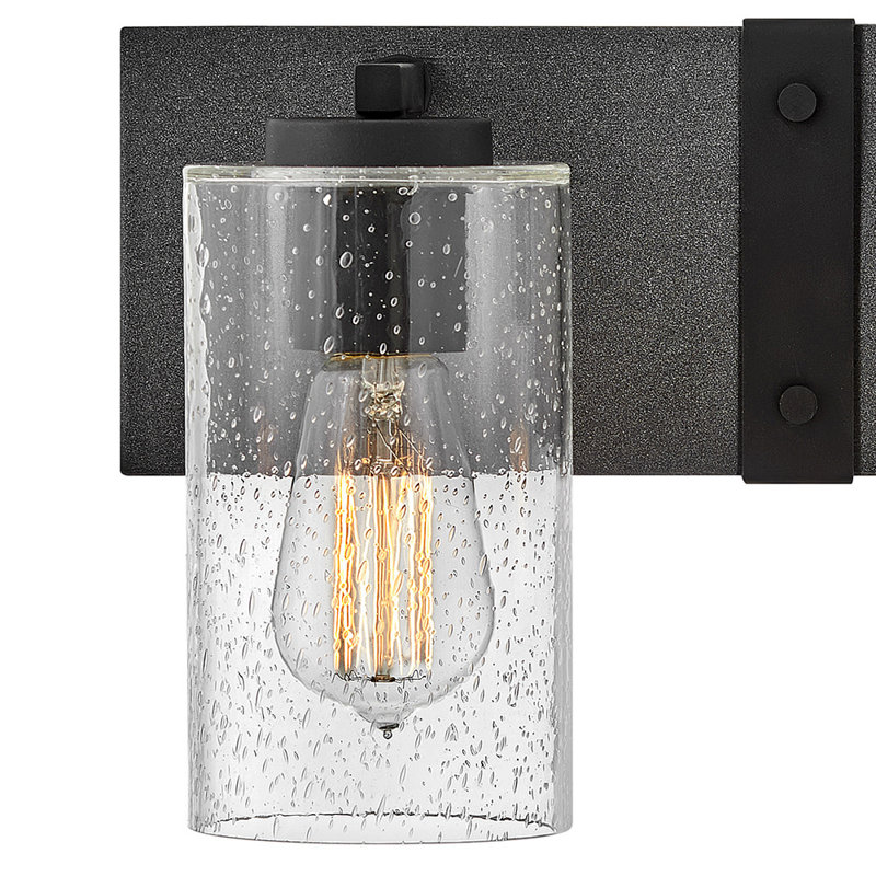 Sawyer 2 - Light Dimmable Aged Zinc Vanity Light