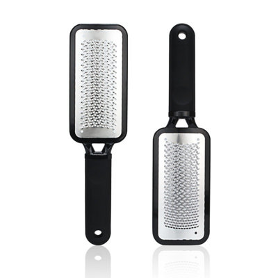 Callus Remover Foot File Stainless Steel Retractable Handle