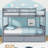 Two Drawers Rubber Wood Bunk Bed-1268994103-1268994101