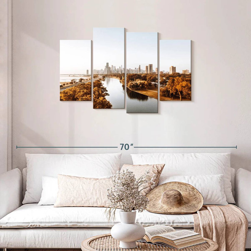 Nicci Chicago Autumn, 27" H x 43" W