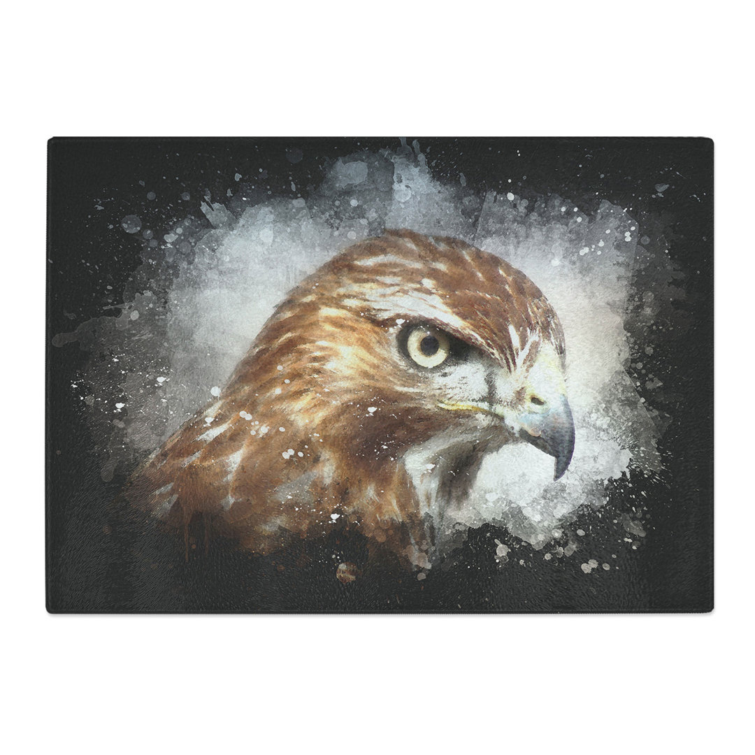 Tempered Glass Hawk Chopping Board