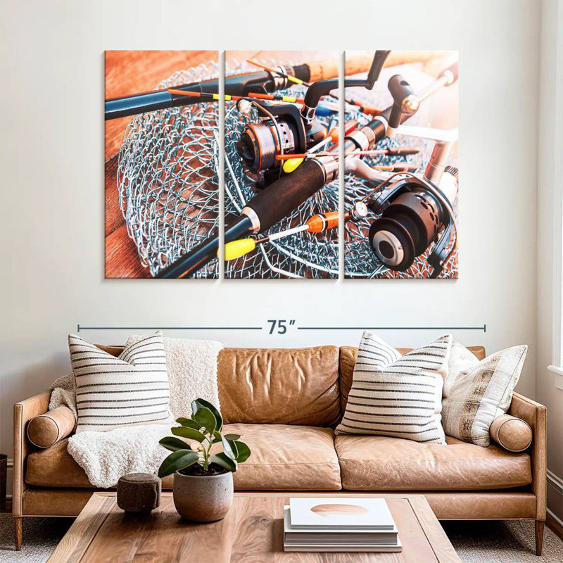 Senne Ready To Fish, 42" H x 65" W