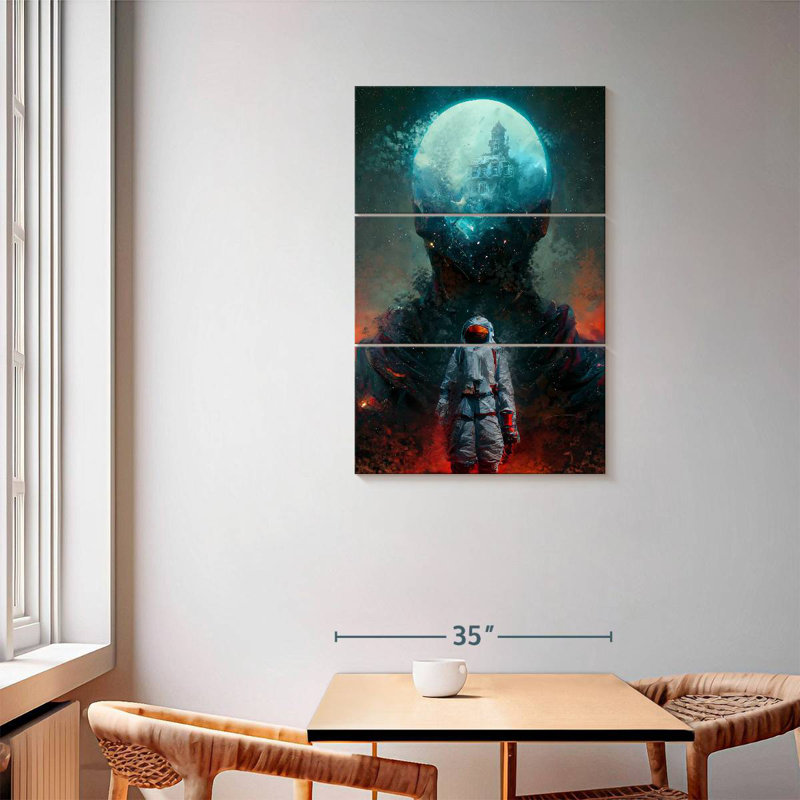 Kelan Escape And Start A New Journey, 57" H x 36" W