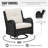 Motofumi 2 - Person Patio Conversation Set with Cushions-1331324904-1331324907