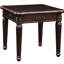 Table de finition rectangulaire en bois massif