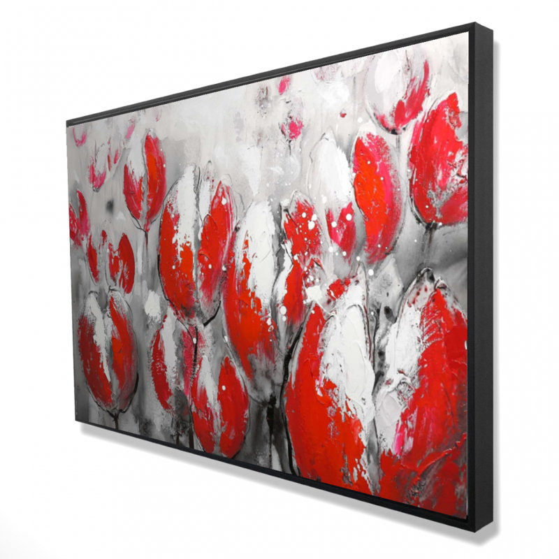 " Abstract Red Tulips "