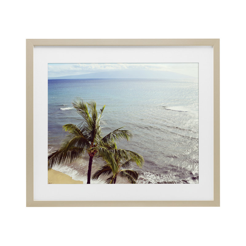 «Happy Soul Palm Coast», reproduction d'art sous verre encadrée par Natalie Carpentieri, H 17 po x l 21 po