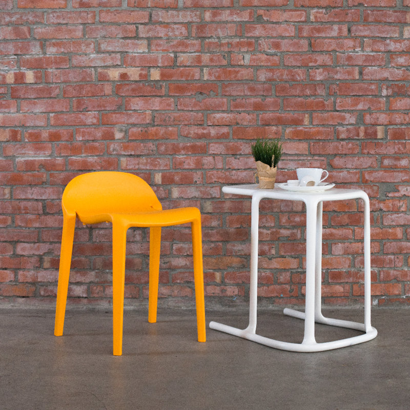 Tabouret bas 18,1 po Gardunio, Orange