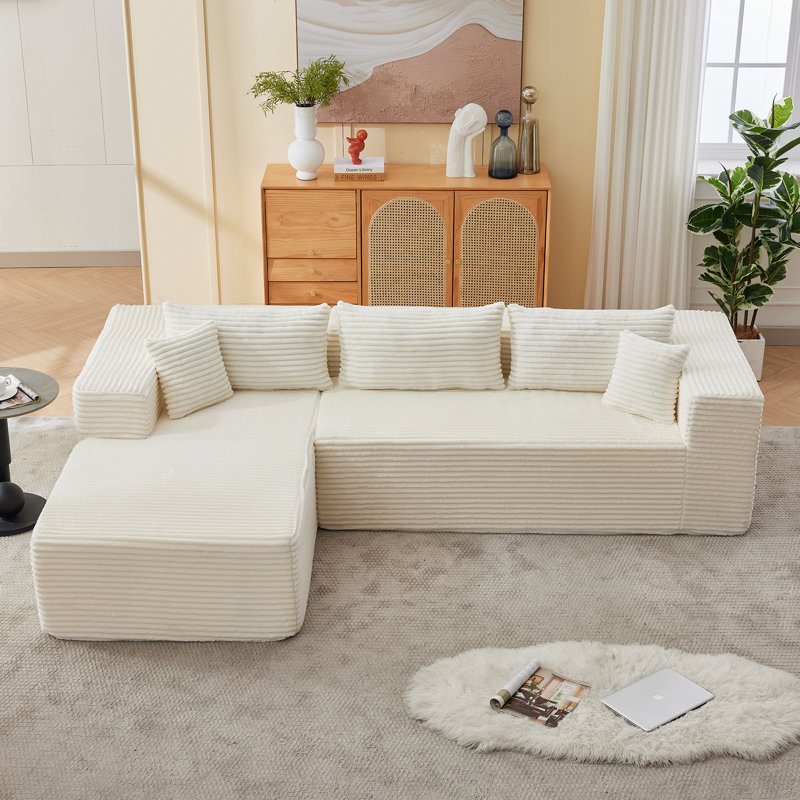Modular Sectional Sofa with Chaise