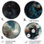 Portrait de bison dans la nature III - animaux, art en métal rond-402961072