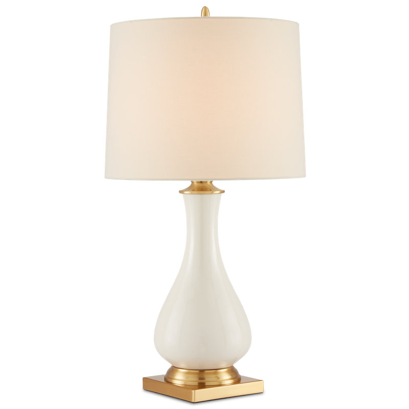 Lampe de table 31 po Lynton, Crème