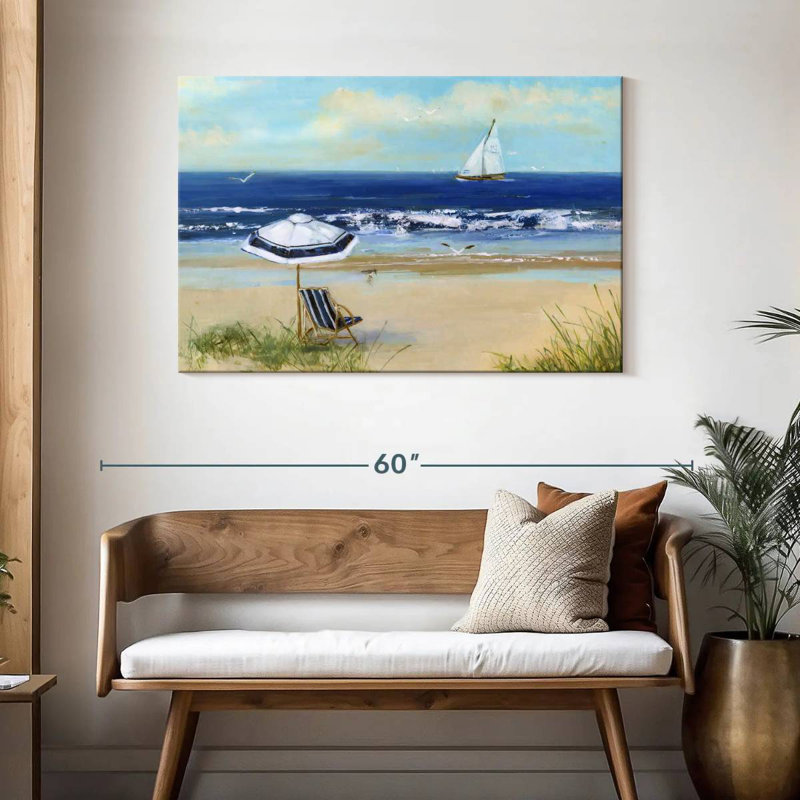 Alvord Azure Beach Life I, H 30 po x l 45 po