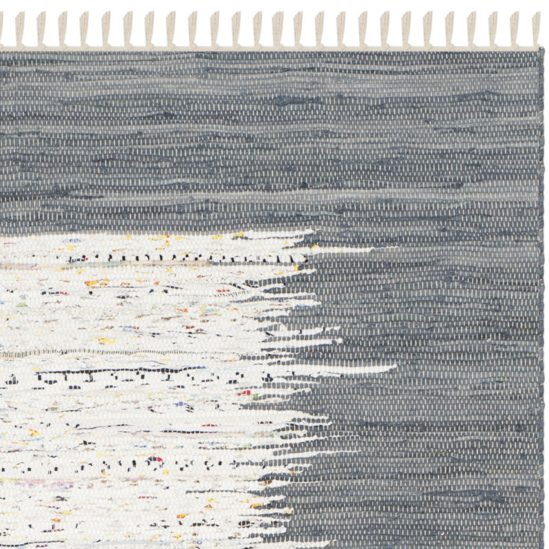 Fender Geometric Cotton Hand Woven Area Rug, Rectangle 91 x 152cm