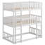 Triple Wood Bunk Bed, With Ladders, Guardrails Detachable Bunk Bed-808159705