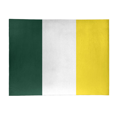 Tapis vert/jaune