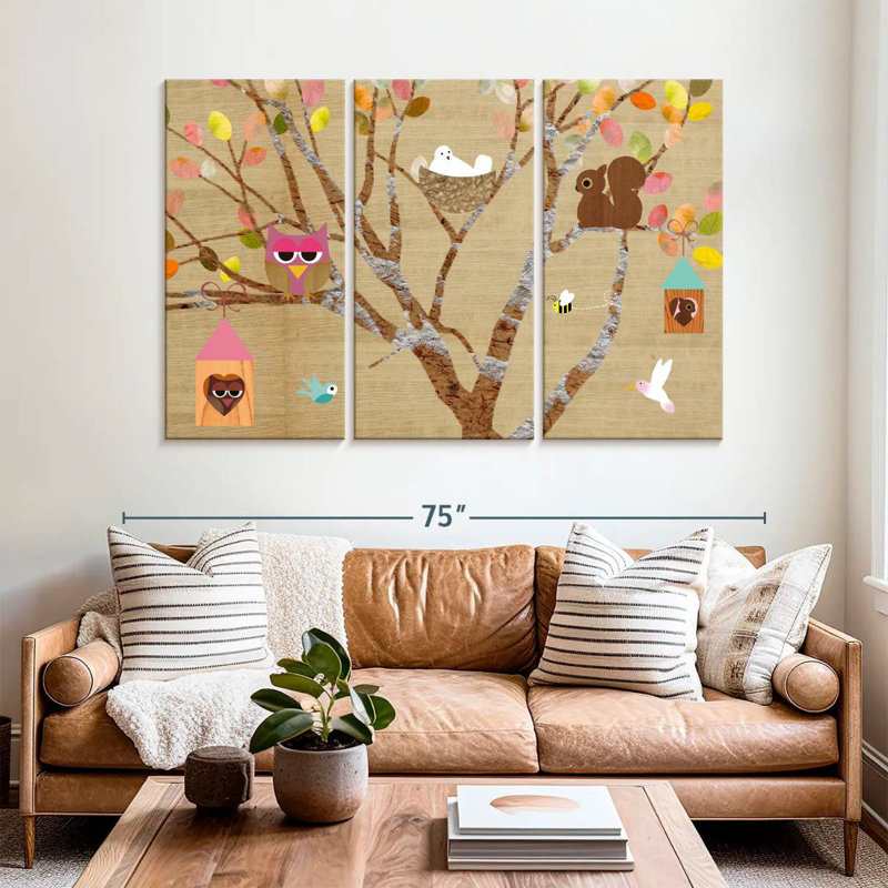 Tree Wood, 42" H x 65" W