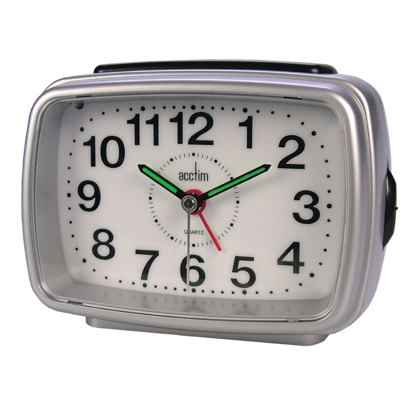 Titan 2 Alarm Clock Silver
