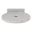 Ryung Decorative Sculpture with Circular Design in Stone Aluminum MDF and Marble Featuring Abstract Artistic Silhouette and Freestanding Form for Contemporary Accent Display