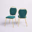 Chaises d'appoint rembourrées en velours Kayda-1392193948