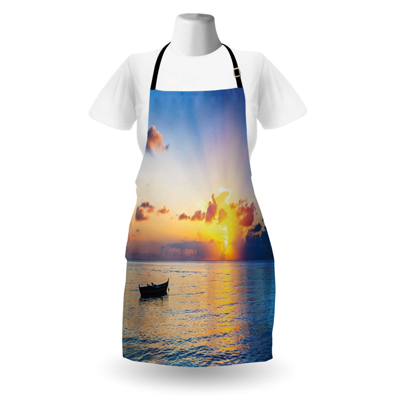 No Pattern Bib Apron
