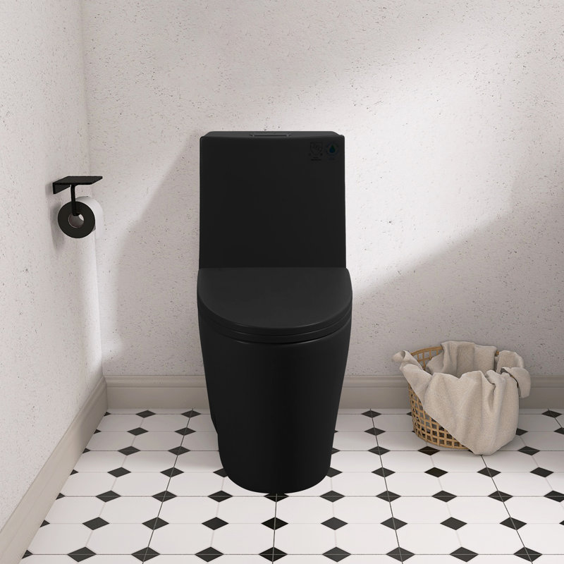 Toilette allongée une pièce à hauteur de chasse 1,1 / 1,60 GPF