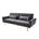 Velours gris platine