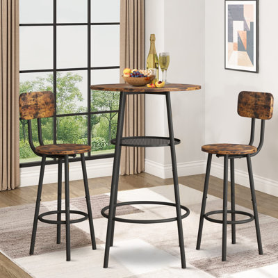 Ensemble repas rond 23 po