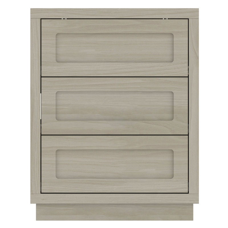 29.8'' H X 23.6'' W 3-Drawer End Table(Single)
