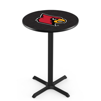 Round with Steel Base Dining Table