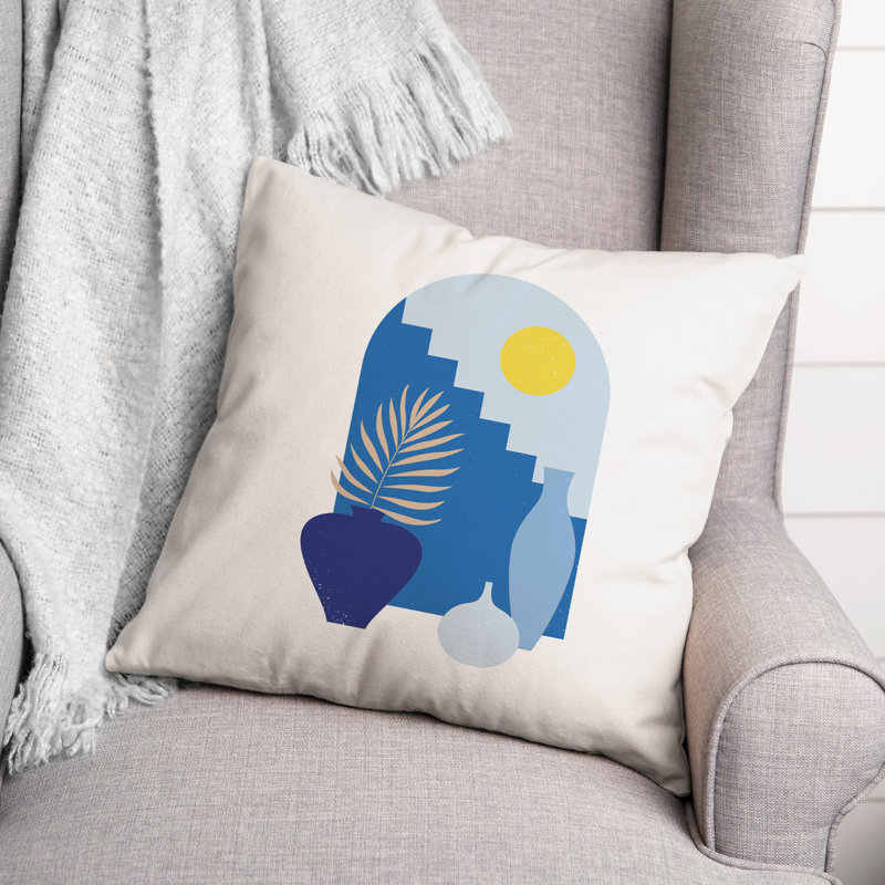 Coussin Greek Stairs, 20 po x 20 po