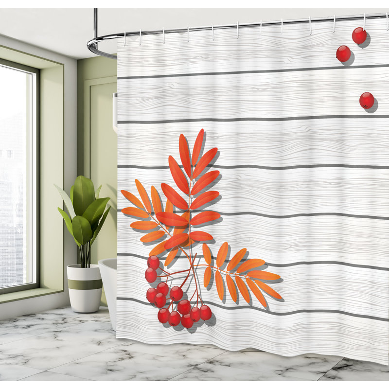 Shower Curtain with Hooks Included, 84"H x 69"W