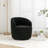 Teddy Fabric Swivel Accent Armchair Barrel Chair With Powder Coating Metal For Comfortable And Rotating Seating In Various Rooms-642894781