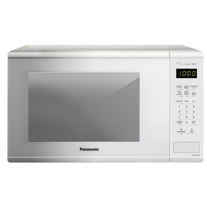 Panasonic® 1.3 Cubic Feet 1100 Watt Countertop Microwave with Sensor Cooking, White