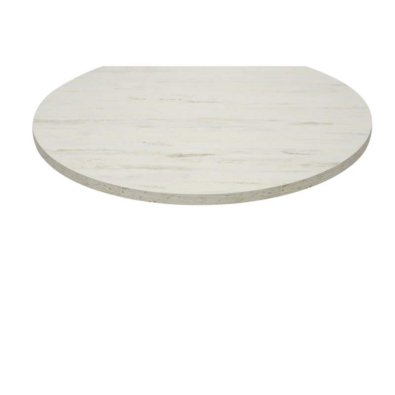 Antique Wash Round Melamine Table Top, 30'' Diameter