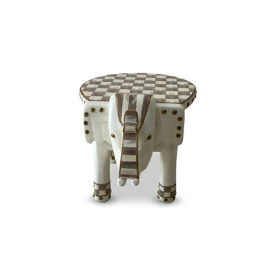 Mocha Elephant Pedestal