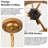  Vintage Metal Drum Pendant Lights, 6-Light Industrial Adjustable Chain Hanging Pendant Light Fixtures-668584323-668584320