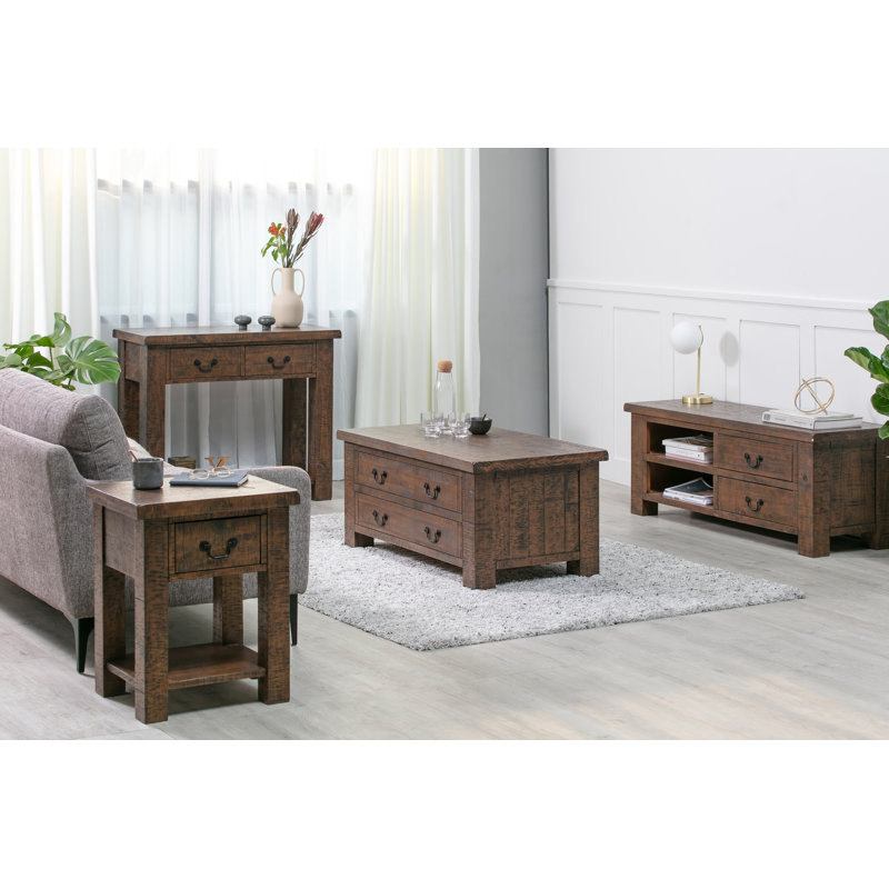 Deloris Solid Wood End Table