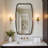 Curved Metal Reversible Accent Wall Mirror
