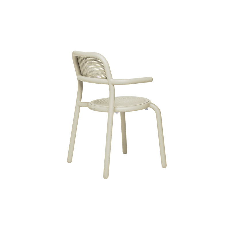 Toni Tavolo Outdoor Dining Table Set With Armchairs, Desert