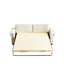 Lit escamotable de 83,8 po et 21 po - Ameublement. Tissu, matelas pliant, structure solide, 3, convertible beige pour le salon et les appartements. Structure stable, mousse à haute résilience, processus d'assemblage facile.