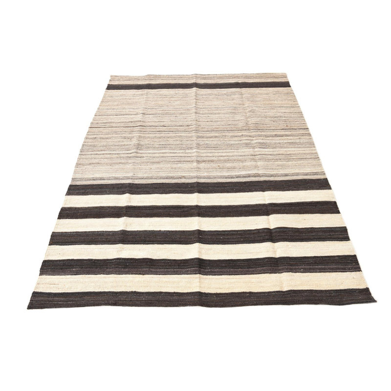 Tapis noir et blanc Noor
